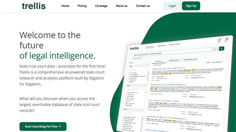 trellis subscription|State Trial Court Case Search & Judge Analytics Platform.